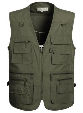 B 80581 Oversized Men's Vest 大码士马甲 亚马逊欧美跨境