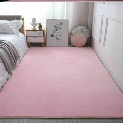 Fluffy Area Rugs for Bedroom Shaggy Floor Mat Carpet 地垫