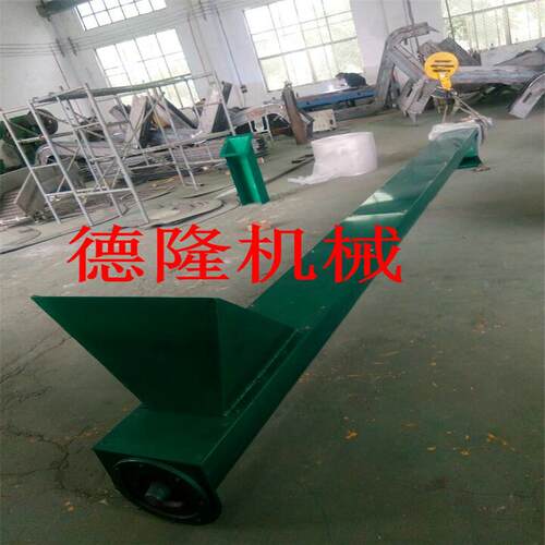 螺旋输送机水泥绞龙上料机pvc皮带转弯传送带大倾角轻型皮带机