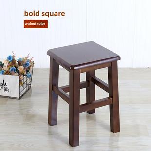 实木长方凳板凳餐桌凳家用凳现代简约凳子原木卯榫矮凳学生凳椅子