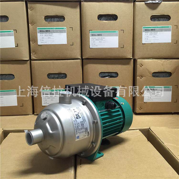 威乐水泵MHI402不锈钢多级离心泵冷热水循环泵小功率静音