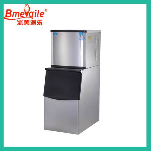 冰美淇乐商用不锈钢制冰机水冷纯铜管MQ-150公斤制冰机厂家