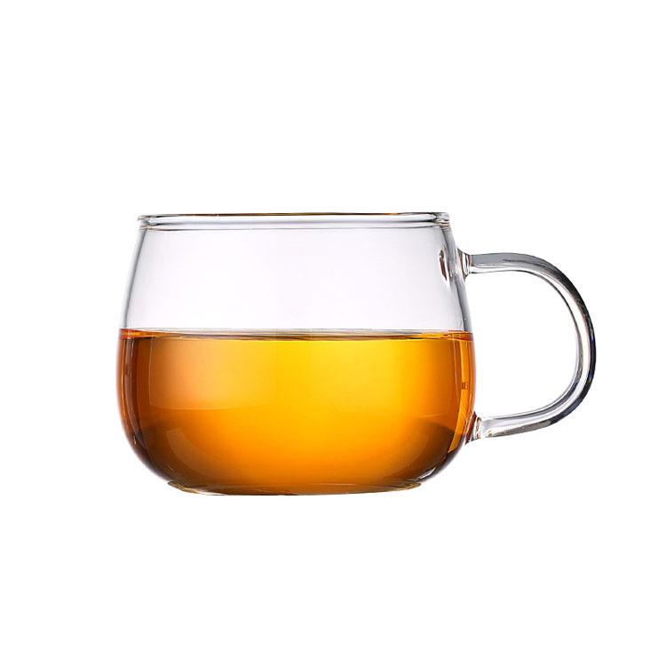 带把玻璃水杯ins高硼硅耐高温冰美式拿铁咖啡杯家用牛奶饮料杯子