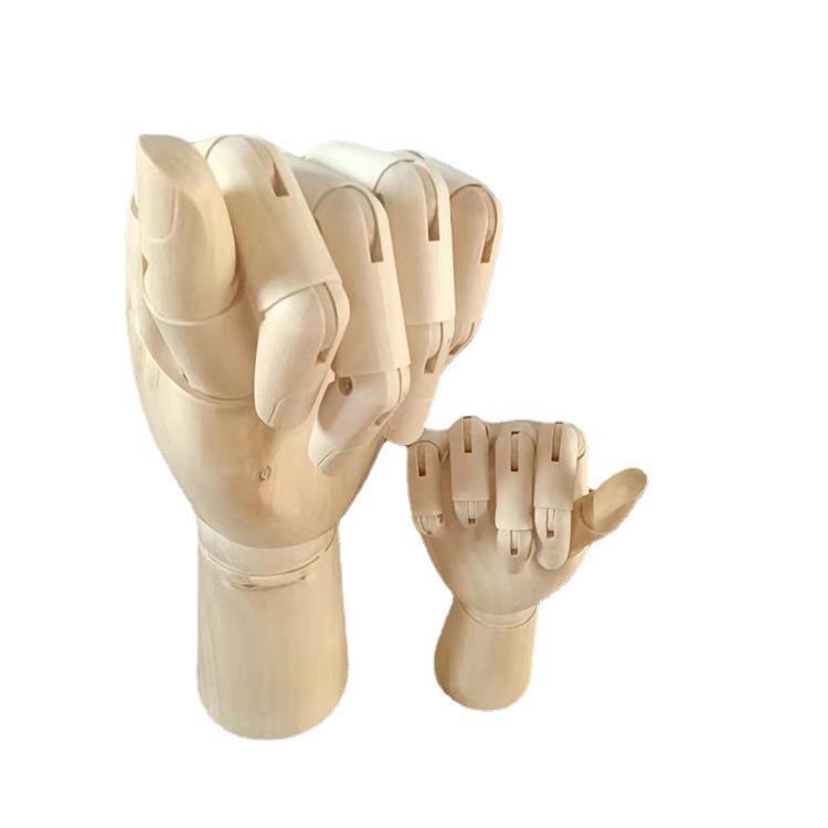 舞美美术素描绘画用品12寸木手木偶人体结构模型漫画人手模特