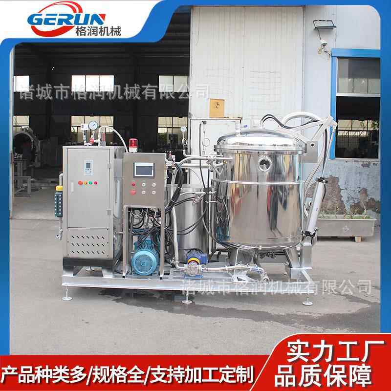 姜糖片浸糖入糖加工设备不锈钢负压真空浸糖锅香蕉片加工处理设备
