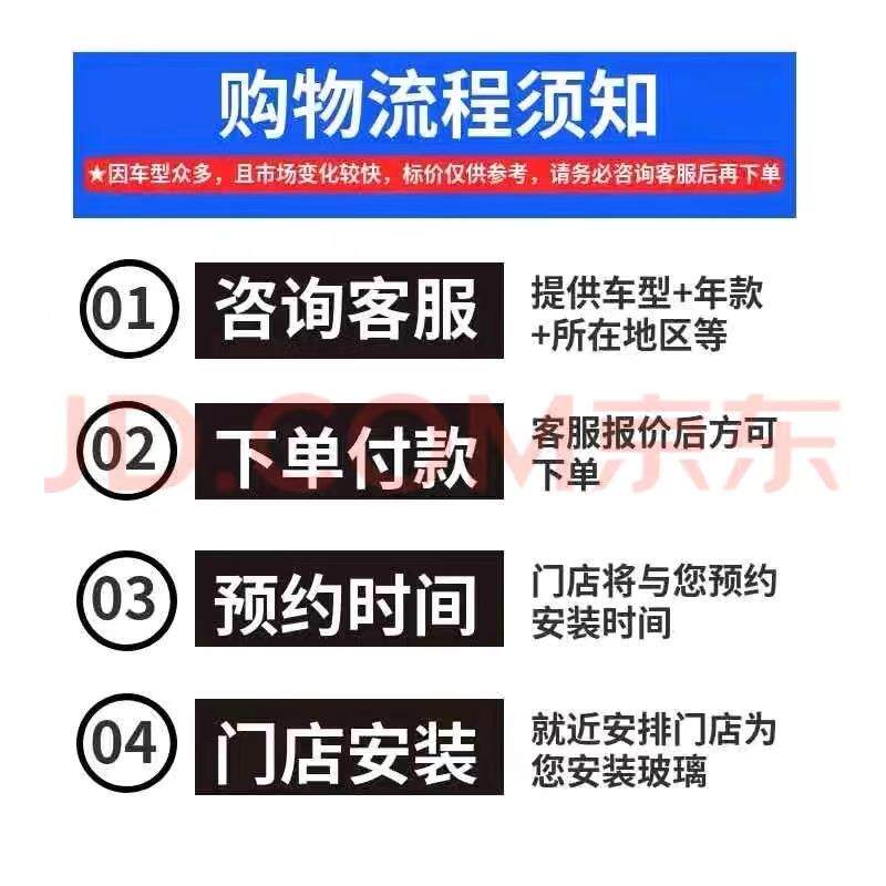 汽车玻璃更换前挡风后挡风主副驾驶车窗左右三角天窗原厂玻璃安装