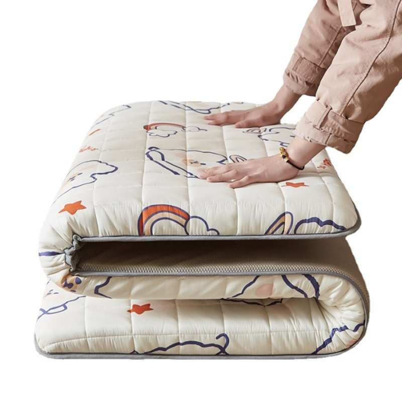 印花卡通磨毛单人榻榻米床垫 学生宿舍开学0.9米海绵垫床垫批发