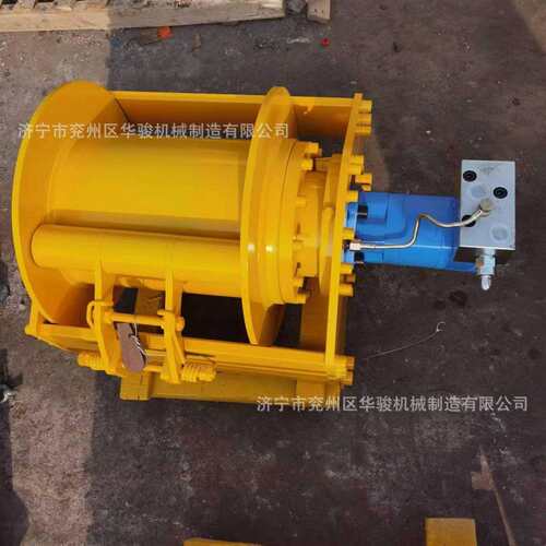 吊车液压绞盘8t15t工程机械用提升设备矿用重型大行程液压卷扬机