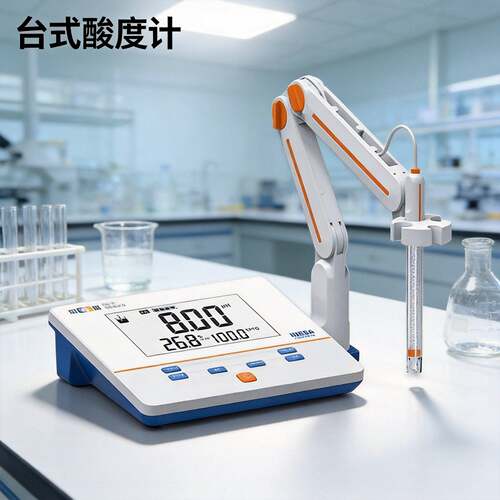 上海雷磁PHS-25-3C-3E-2F台式酸度计便携PHB-4实验PH计酸测试仪