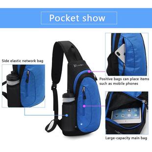 Hiking kking Backpack Men Nylon Bag Outdoor Chest Shoulder