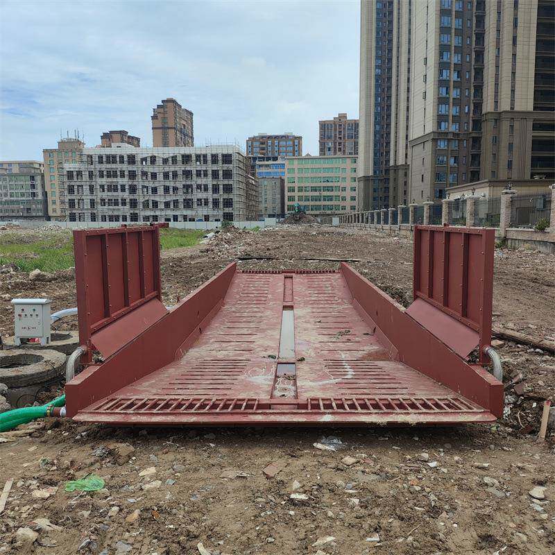 全动自洗车台建筑程车过水槽移697动式洗车车辆清洗槽平台洗轮工