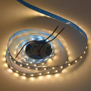 可调控灯带 暖白冷白两色灯条 led双色温灯带 2835软灯带120灯12V