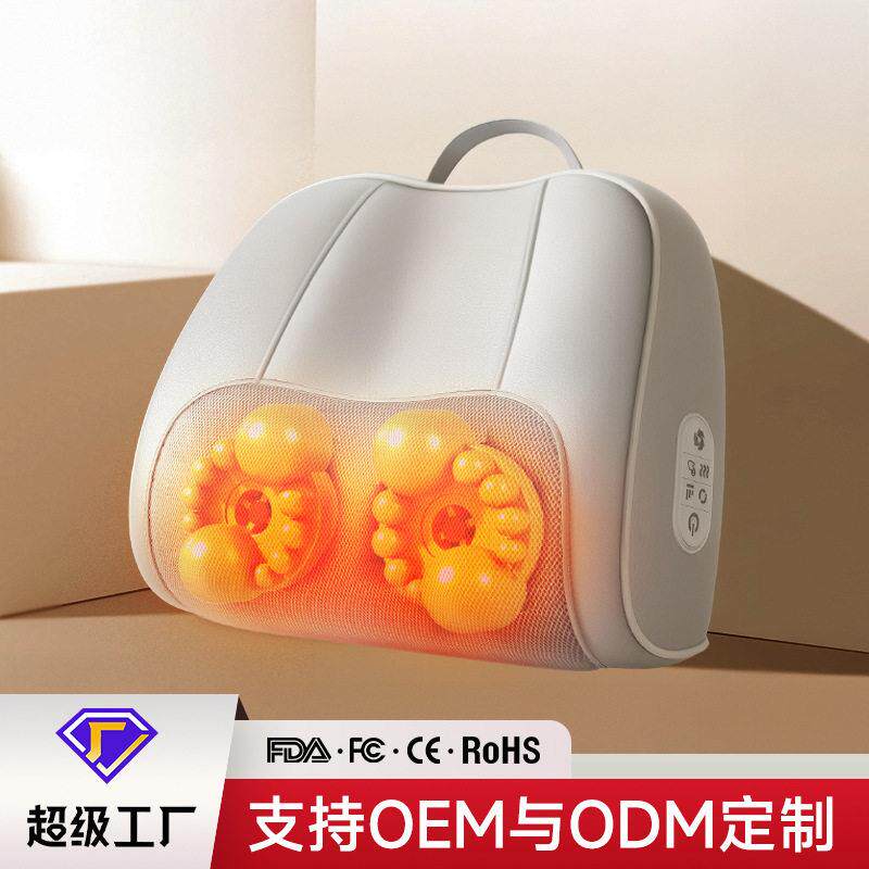 多功能颈椎按摩器家用电动按摩枕肩颈按摩仪腰部腿部背部按摩器