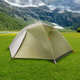 露营定制铝易野营帐篷双层轻量多人帐篷搭建防雨帐便携工厂防晒杆