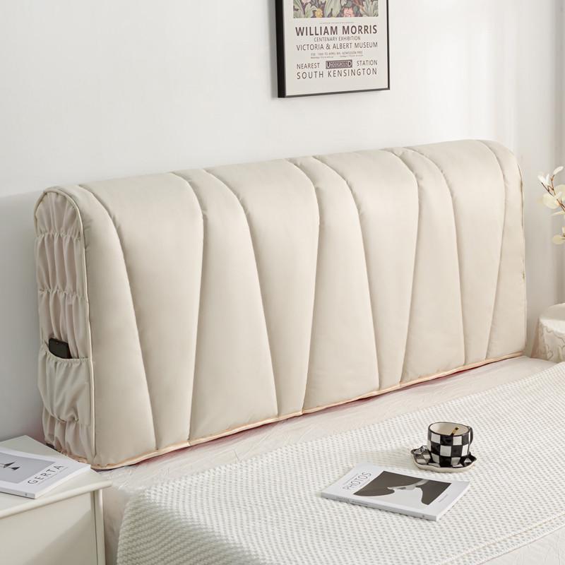 全包床头罩软包皮床头保护罩免洗科技布夹棉加厚实木床头套防尘罩