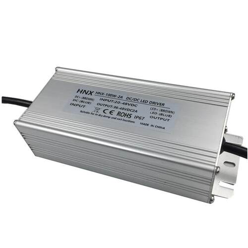 输入DC24V36V48V低压防水电源50W100W150W恒流驱动照明路灯电源