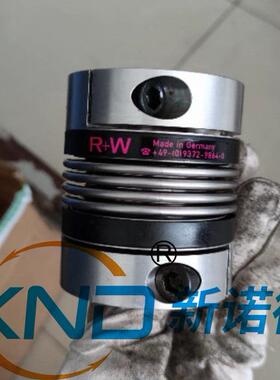 德国R+W-BKC-80000转/分高转速紧凑型金属波纹管联轴器带夹紧套环