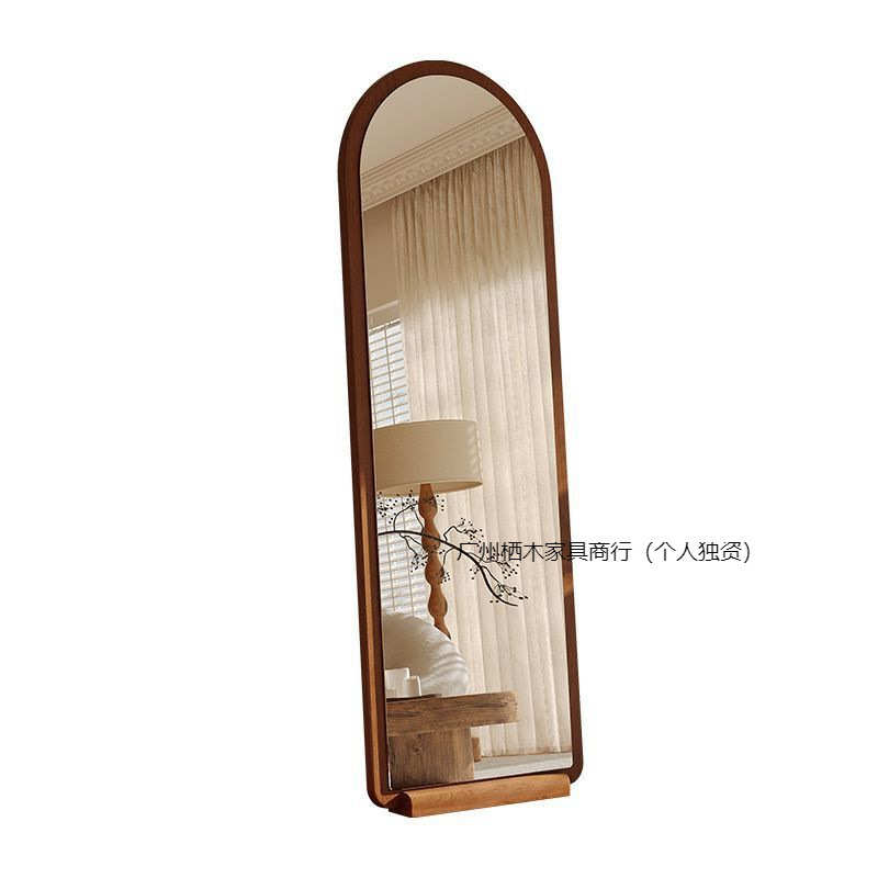 全身镜落地镜家用女生卧室穿衣镜高级感网红拱形试衣镜挂墙大镜子