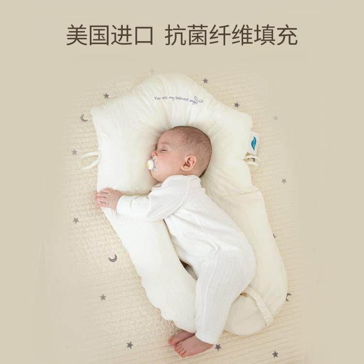 跨境婴儿定型枕安抚抱枕防惊跳新生儿宝宝防偏头头型矫正枕头欧美