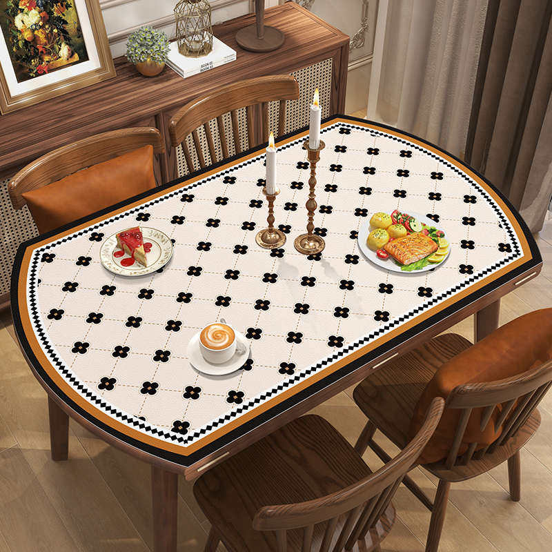美式复古风桌布防水防油硅胶免洗长椭圆形餐桌垫桌面隔热垫高级感,居家布艺,椅套/椅垫,淘宝优惠券,粉丝福利购,淘宝优惠卷
