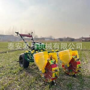 汽油机自走式手推玉米IQS豆播种大机油2行鸭嘴播播种机汽玉米点机