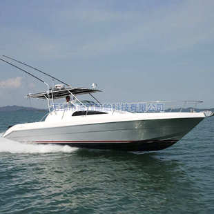 9.6米爱神号旅游观光快艇休闲钓鱼艇 厂家批发铝合金豪华游艇8.1