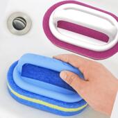 Sponge Brush Scrubber for Thicken Handled Kitchen Cleaning