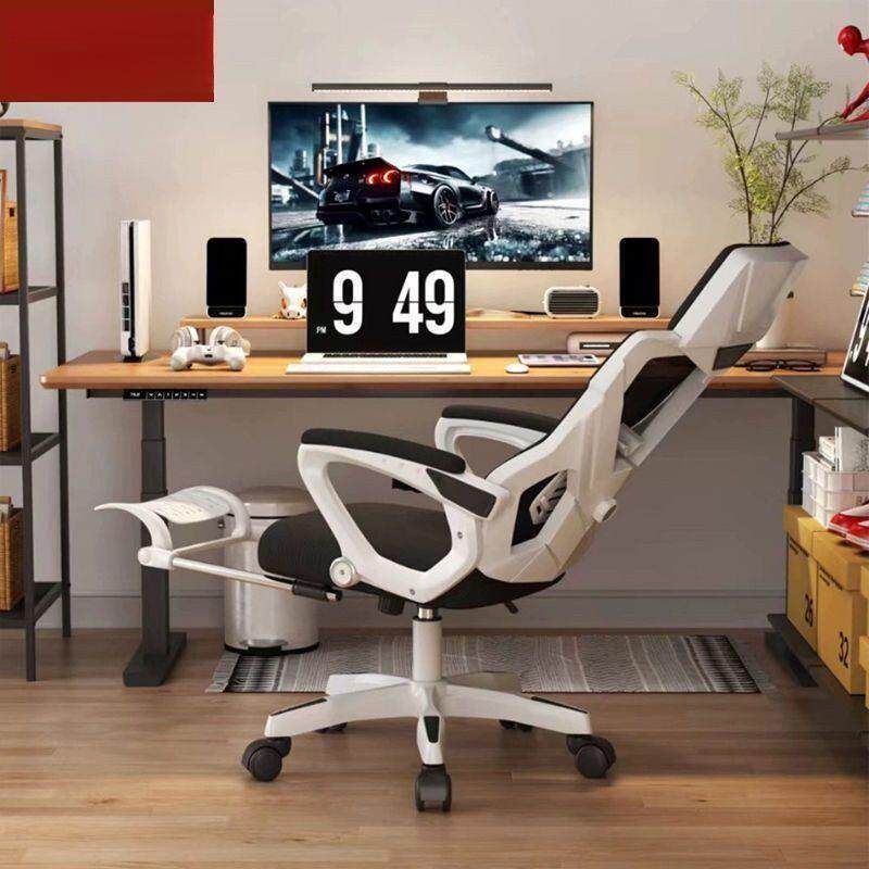 电竞游戏椅电脑椅可躺午睡升降搁脚办公椅人体工学椅可调节靠背椅