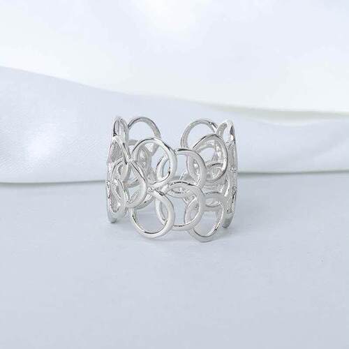 Cross-border circle ring female personality ins open exagger