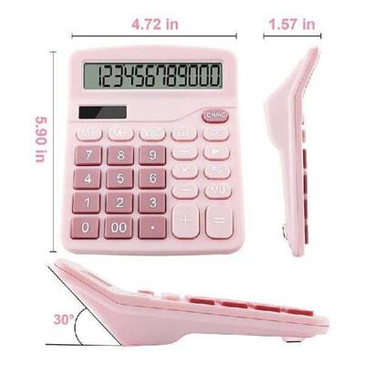 12 Digits Electronic Calculator Solar Calculator Dual Power