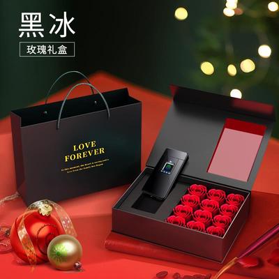 正品机高档意真指纹识别充电打火防风性定制照片刻字送男友创礼个