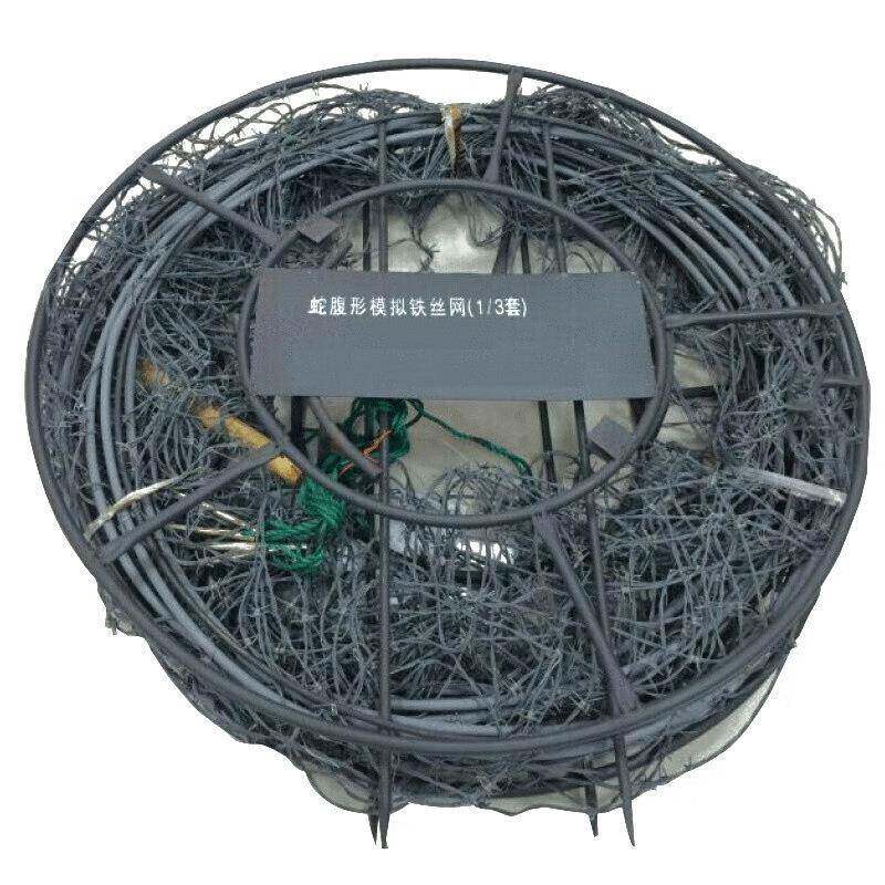 蛇腹型模拟铁丝网模拟障碍训练器材塑料铁丝网