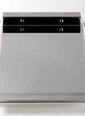 现代极简轻奢金属ZJB收长方形托盘高级感摆件房样板装饰品纳盘软