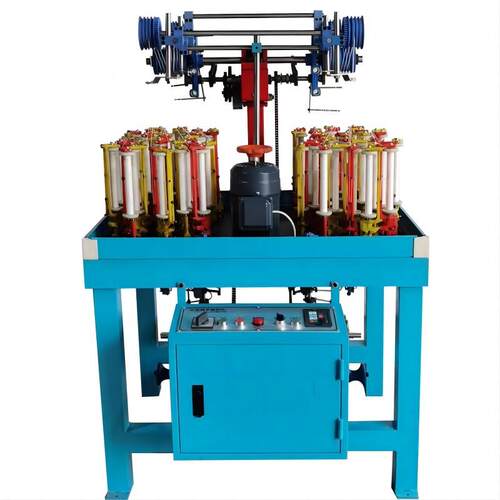 直供16锭高速绳带编织机松紧带编织机手提袋编织机