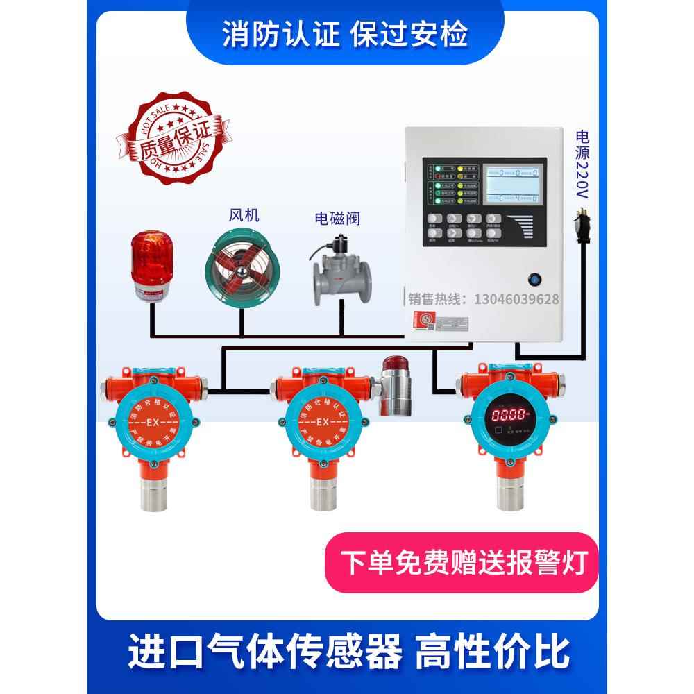 液氨机房泄漏报警器氨浓度报警器工业易燃有毒气体检测仪