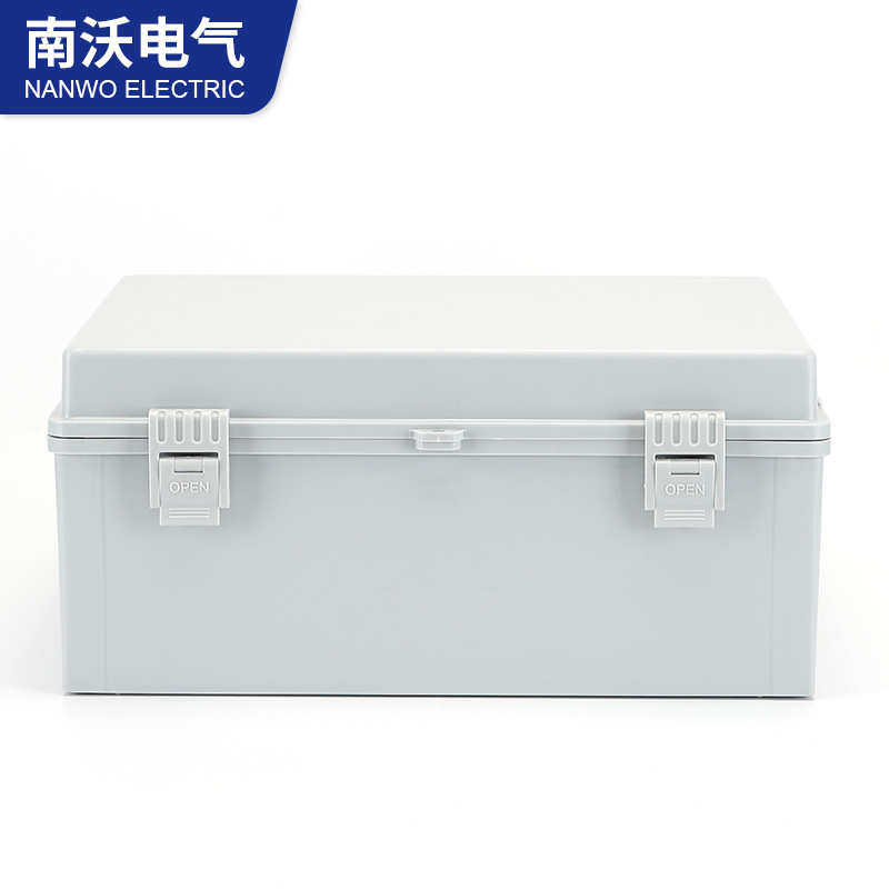 卡扣防水盒400*300*180 塑料外壳防水电缆接线盒配电防水箱密封盒,电子/电工,安防配件,淘宝优惠券,粉丝福利购,淘宝优惠卷