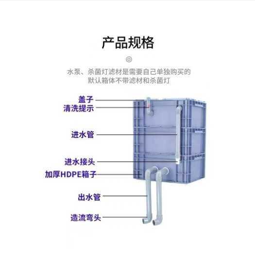 周转箱过滤箱鱼池水循环系统鱼缸过滤盒上滤装置沼泽户外水池滴流,宠物/宠物食品及用品,桌面缸,淘宝优惠券,粉丝福利购,淘宝优惠卷