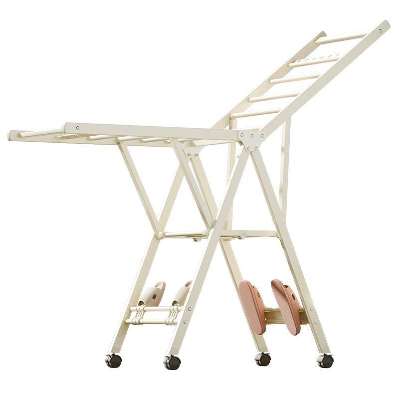 折叠晾衣架阳台家用铝合金方的挂衣架室内简易晒衣落地被子智新品