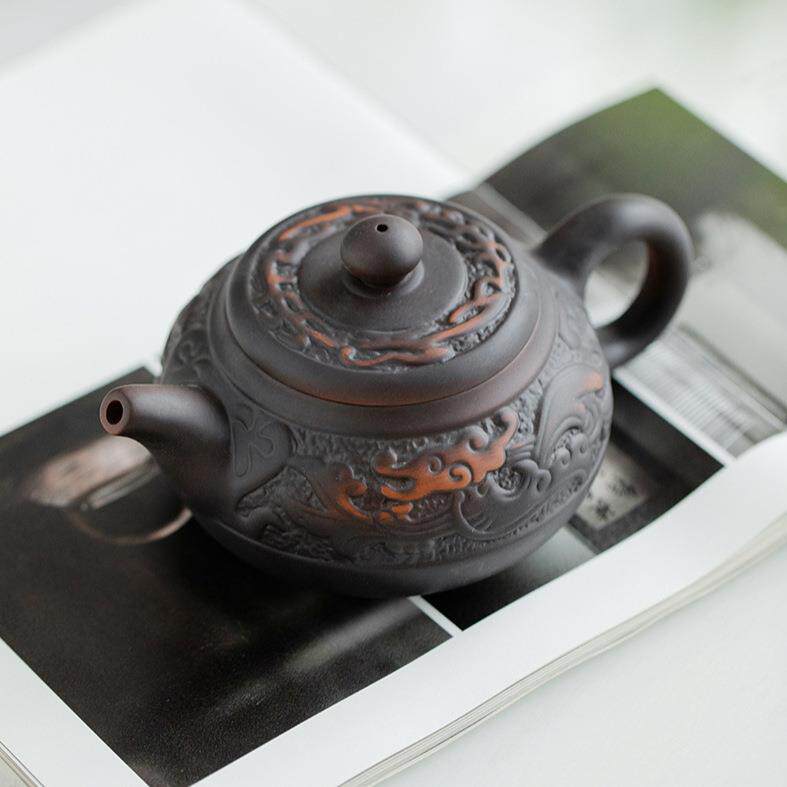 建紫陶纯手工紫砂西施壶家茶用茶具小套水装商务68686868送领导长