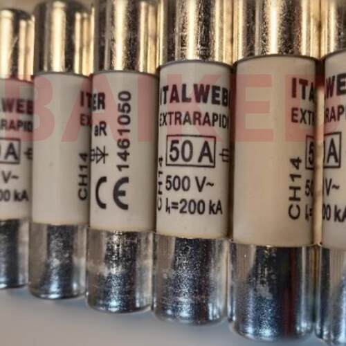 保险丝ITALWEBER EXTRARAPIDI aR CH14 50A 500V 200KA 1461050