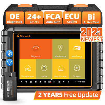 FOXWELL NT909 OBD2汽车扫描仪 全系统检测仪24+重置服务诊断工具