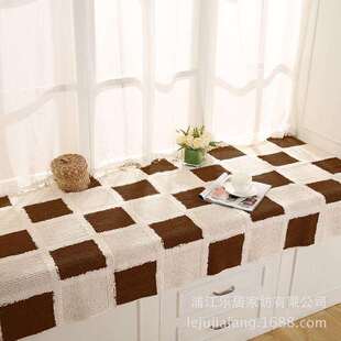 盛太乐居日韩风双面绒飘窗垫两面可用棉制线机器编织坐垫机洗厂家