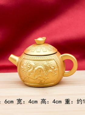 大号龙凤转转旋转沙金装饰摆件