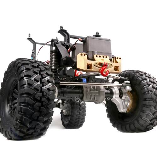 1/10仿真攀爬车25T舵机绞盘轮 SCX10 TRX4 拖车钩绞盘升级配件件