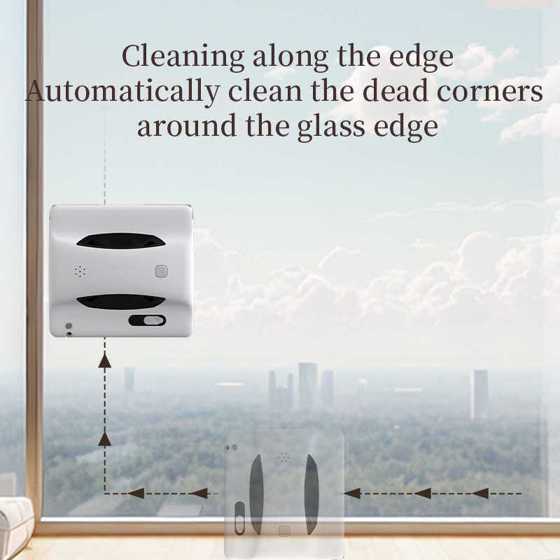 2025新款擦窗机器人玻璃清洁机双向自喷水家用遥控滚刷洗玻璃
