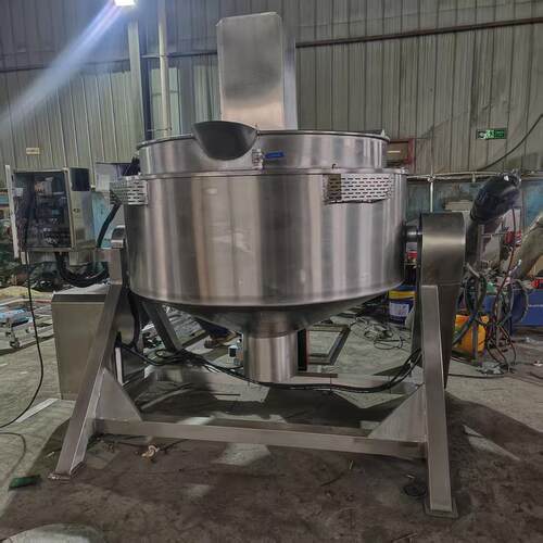 花生牛轧糖熬制锅燃油夹层锅酱猪蹄卤肉煮锅炸酱面酱料搅拌炒锅厂