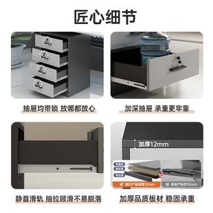 文件柜办公小室边带锁矮柜抽屉柜BG0031木质柜桌收下纳柜储物柜落