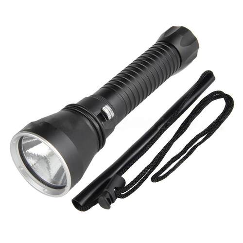 P70 白光潜水手电筒led灯强光户外防水深海潜水200米硬氧工厂