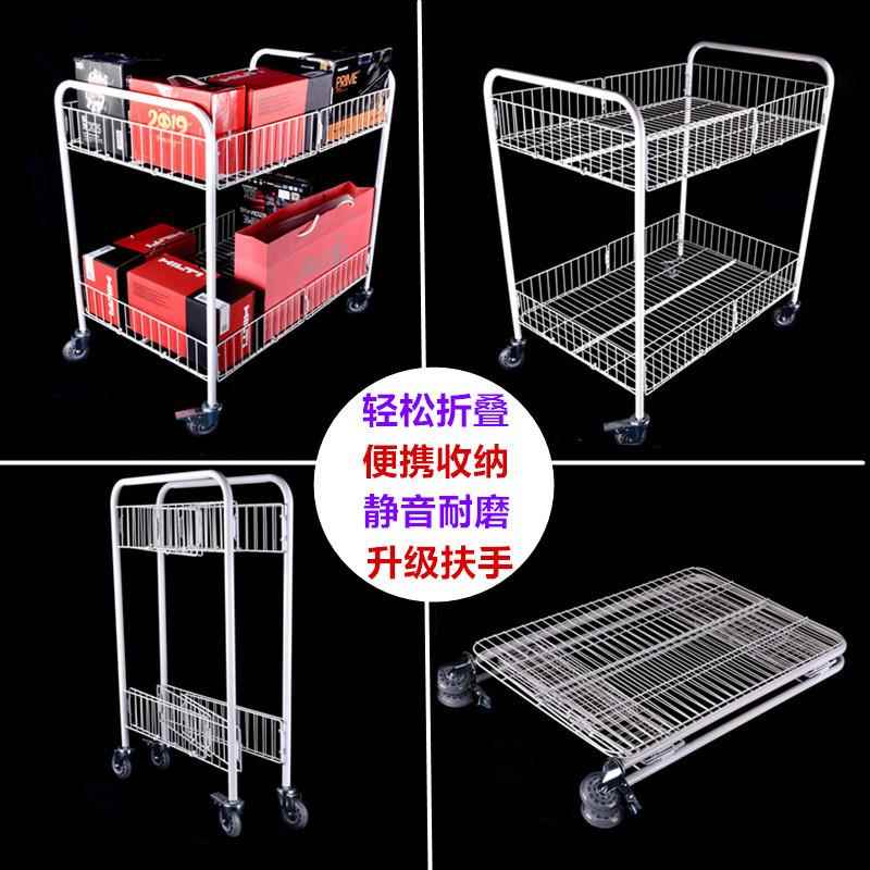 促销花货架摆展示折叠地推可移动台摊小861车地摊车多推用便车携