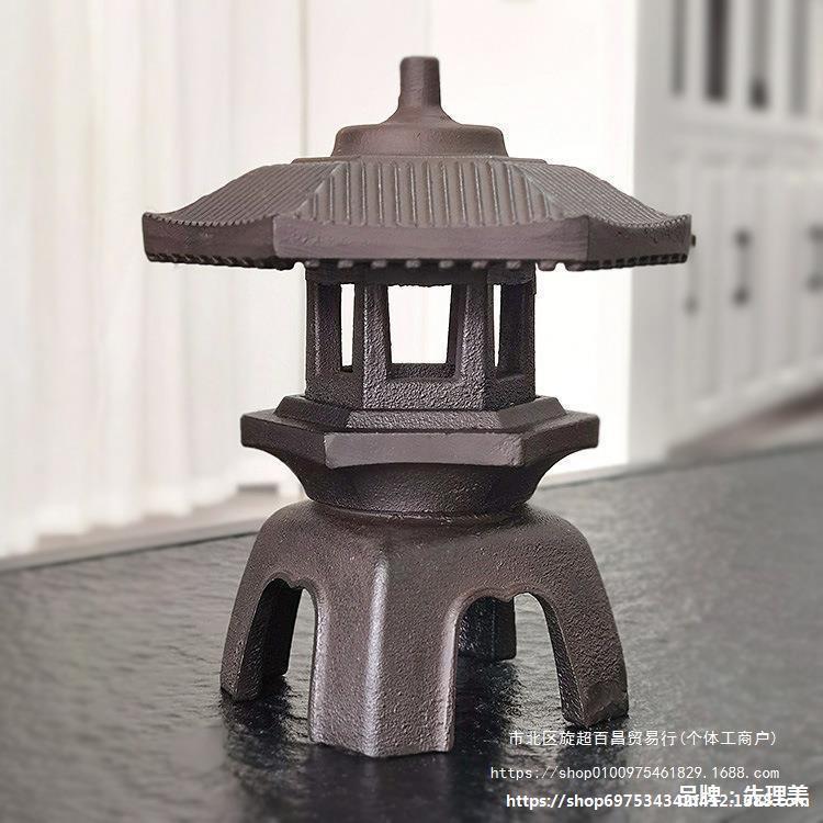 L仿古宫灯古代雪见灯铁艺烛台传统装饰怀旧铸铁建筑复古长安